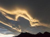 33 Föhnsturm Abendwolken - Aschau